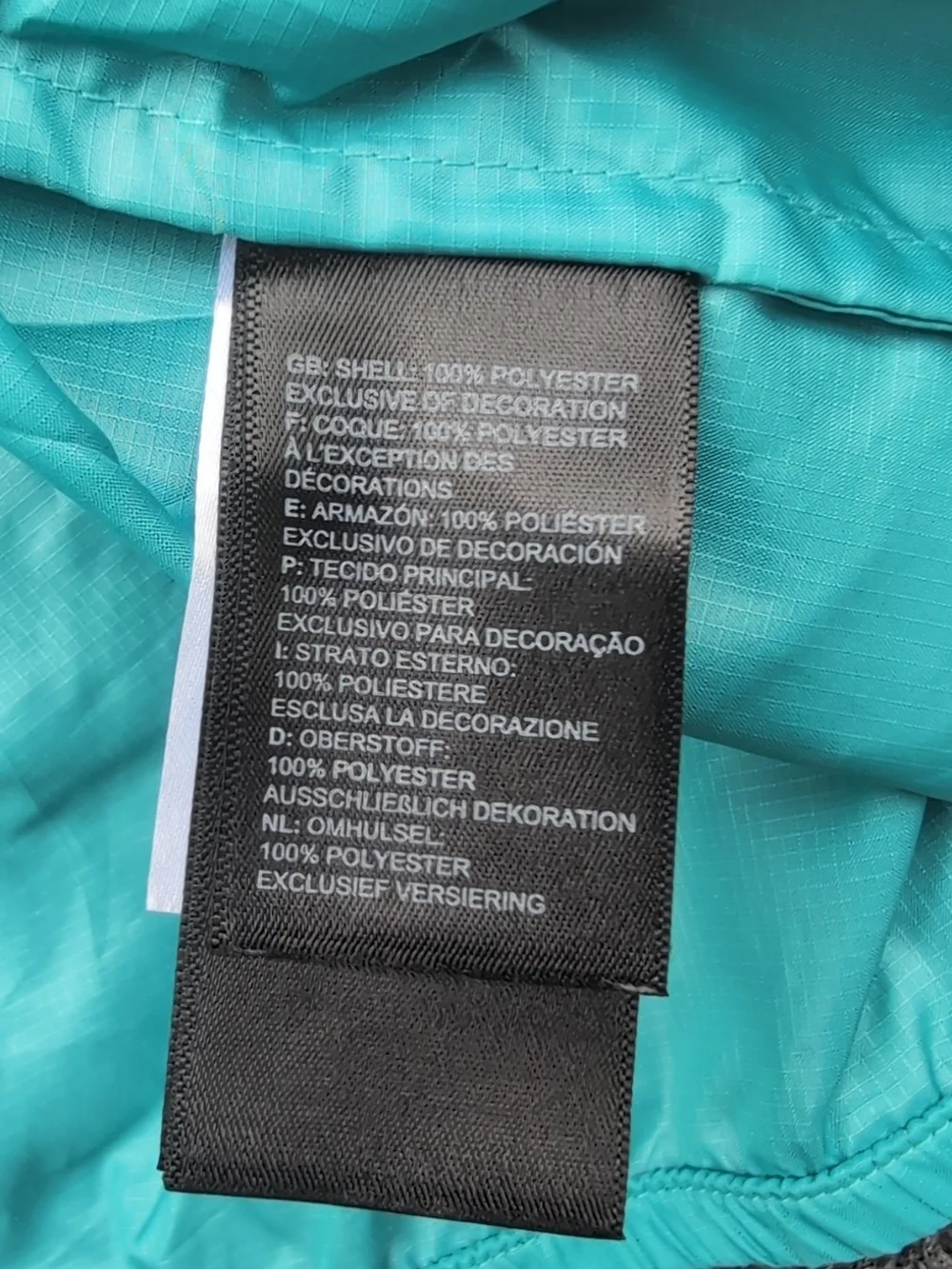 The North Face colors blue